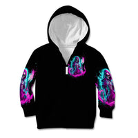 Flame Witch Skull Kid Hoodie I'm An Odd Combination Of Sweet And Don't Mess With Me - Wonder Print Shop