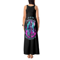 Flame Witch Skull Tank Maxi Dress I'm An Odd Combination Of Sweet And Don't Mess With Me - Wonder Print Shop