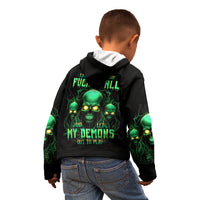 Thnder Skull Kid Hoodie One Day I Gonna Just Say F It All - Wonder Print Shop