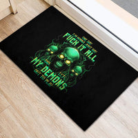 Thnder Skull Rubber Doormat One Day I Gonna Just Say F It All - Wonder Print Shop