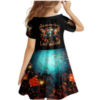 Couple Skull Family Matching Mermaid Dress and Hawaiian Shirt From Our First Kiss Till Our Last Breath - Wonder Print Shop