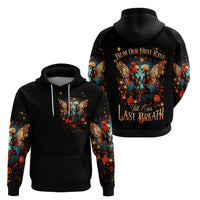 Couple Skull Hoodie From Our First Kiss Till Our Last Breath - Wonder Print Shop