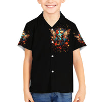 Couple Skull Kid Hawaiian Shirt From Our First Kiss Till Our Last Breath - Wonder Print Shop