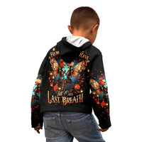 Couple Skull Kid Hoodie From Our First Kiss Till Our Last Breath - Wonder Print Shop