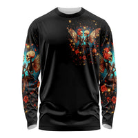 Couple Skull Long Sleeve Shirt From Our First Kiss Till Our Last Breath - Wonder Print Shop