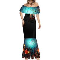 Couple Skull Mermaid Dress From Our First Kiss Till Our Last Breath - Wonder Print Shop