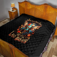 Couple Skull Quilt From Our First Kiss Till Our Last Breath - Wonder Print Shop