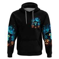 Witch Skull Halloween Hoodie I Didn't Becom A Witch - Wonder Print Shop