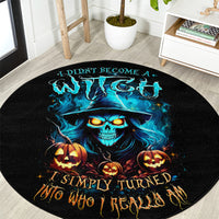 witch-skull-halloween-round-carpet-i-didnt-becom-a-witch