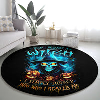 witch-skull-halloween-round-carpet-i-didnt-becom-a-witch
