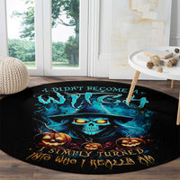 witch-skull-halloween-round-carpet-i-didnt-becom-a-witch