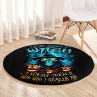 witch-skull-halloween-round-carpet-i-didnt-becom-a-witch