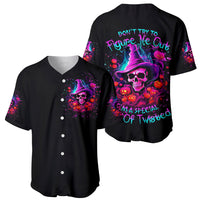 Witch Pumkin Skull Baseball Jersey Don't Try To Figure Me Out I'm A Special - Wonder Print Shop