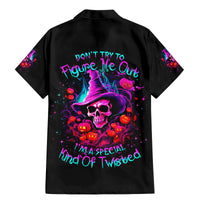 Witch Pumkin Skull Family Matching Mermaid Dress and Hawaiian Shirt Don't Try To Figure Me Out I'm A Special - Wonder Print Shop