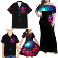 Witch Pumkin Skull Family Matching Off Shoulder Maxi Dress and Hawaiian Shirt Don't Try To Figure Me Out I'm A Special - Wonder Print Shop