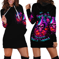 Witch Pumkin Skull Hoodie Dress Don't Try To Figure Me Out I'm A Special - Wonder Print Shop