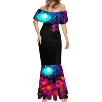 Witch Pumkin Skull Mermaid Dress Don't Try To Figure Me Out I'm A Special - Wonder Print Shop