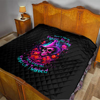 Witch Pumkin Skull Quilt Don't Try To Figure Me Out I'm A Special - Wonder Print Shop
