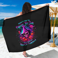 Witch Pumkin Skull Sarong Don't Try To Figure Me Out I'm A Special - Wonder Print Shop