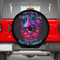Witch Pumkin Skull Spare Tire Cover Don't Try To Figure Me Out I'm A Special - Wonder Print Shop