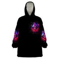 Witch Pumkin Skull Wearable Blanket Hoodie Don't Try To Figure Me Out I'm A Special - Wonder Print Shop