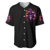 Wizard Skull Halloween Baseball Jersey Don't Try To Figure Me Out I'm A Special - Wonder Print Shop