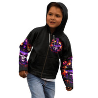 Wizard Skull Halloween Kid Hoodie Don't Try To Figure Me Out I'm A Special - Wonder Print Shop