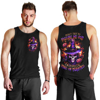 Wizard Skull Halloween Men Tank Top Don't Try To Figure Me Out I'm A Special - Wonder Print Shop