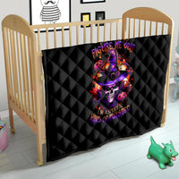 Wizard Skull Halloween Quilt Don't Try To Figure Me Out I'm A Special - Wonder Print Shop