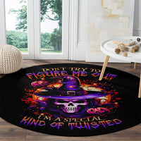 wizard-skull-halloween-round-carpet-dont-try-to-figure-me-out-im-a-special