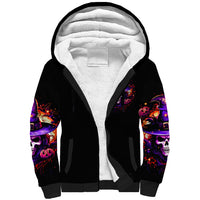 Wizard Skull Halloween Sherpa Hoodie Don't Try To Figure Me Out I'm A Special - Wonder Print Shop