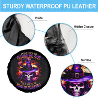 Wizard Skull Halloween Spare Tire Cover Don't Try To Figure Me Out I'm A Special - Wonder Print Shop
