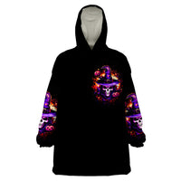 Wizard Skull Halloween Wearable Blanket Hoodie Don't Try To Figure Me Out I'm A Special - Wonder Print Shop