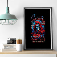 Lady Skull Canvas Wall Art They Ask You To Be Yourself And Yet They Judge You - Wonder Print Shop