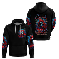 Lady Skull Hoodie They Ask You To Be Yourself And Yet They Judge You - Wonder Print Shop