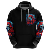 Lady Skull Hoodie They Ask You To Be Yourself And Yet They Judge You - Wonder Print Shop