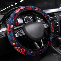 Lady Skull Steering Wheel Cover They Ask You To Be Yourself And Yet They Judge You - Wonder Print Shop