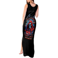 Lady Skull Tank Maxi Dress They Ask You To Be Yourself And Yet They Judge You - Wonder Print Shop