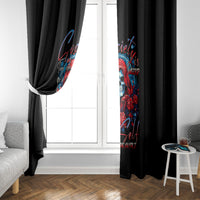 Lady Skull Window Curtain They Ask You To Be Yourself And Yet They Judge You - Wonder Print Shop