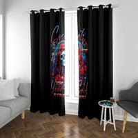 Lady Skull Window Curtain They Ask You To Be Yourself And Yet They Judge You - Wonder Print Shop