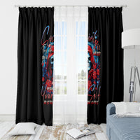 Lady Skull Window Curtain They Ask You To Be Yourself And Yet They Judge You - Wonder Print Shop