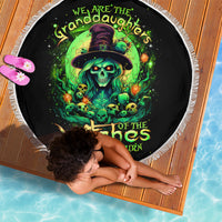Witch Skull Beach Blanket We Are The Granddaughters Of The Witches - Wonder Print Shop