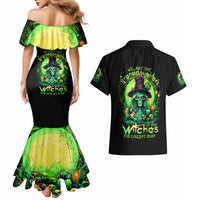Witch Skull Couples Matching Mermaid Dress and Hawaiian Shirt We Are The Granddaughters Of The Witches - Wonder Print Shop