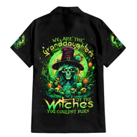 Witch Skull Family Matching Mermaid Dress and Hawaiian Shirt We Are The Granddaughters Of The Witches - Wonder Print Shop