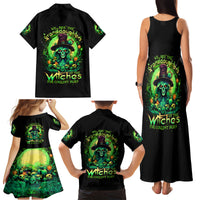 Witch Skull Family Matching Tank Maxi Dress and Hawaiian Shirt We Are The Granddaughters Of The Witches - Wonder Print Shop