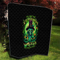 Witch Skull Quilt We Are The Granddaughters Of The Witches - Wonder Print Shop