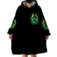 Witch Skull Wearable Blanket Hoodie We Are The Granddaughters Of The Witches - Wonder Print Shop