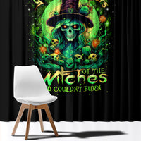 Witch Skull Window Curtain We Are The Granddaughters Of The Witches - Wonder Print Shop