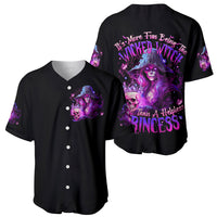 Witch Skull Baseball Jersey It's More Fun Being The Wicked Witch - Wonder Print Shop