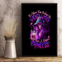 Witch Skull Canvas Wall Art It's More Fun Being The Wicked Witch - Wonder Print Shop